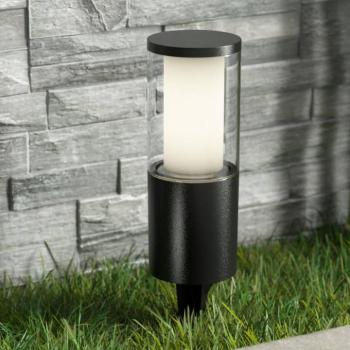 LED földi tüskefény Carlo fekete 25cm 3,5W CCT kép