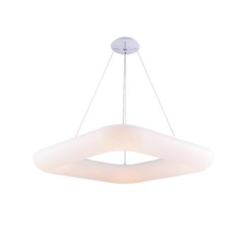 LED függeszték fehér négyzet alakú, 50W, 3000K, meleg fehér, 3500 lm, homokfehér, Optonica, 9039 kép