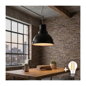 LED függeszték kábelen INDUSTRY 1xE27/60W/230V fekete 8711247883012 kép