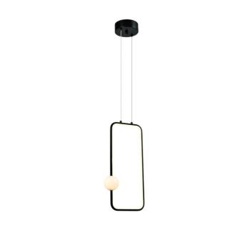 LED függesztett lámpa 15w homokfekete, 3000K, meleg fehér, 1200 lm, Optonica, 19048 kép