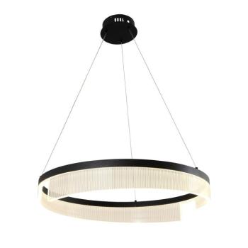 LED függesztett lámpa 23w homokfekete, 3000K, meleg fehér, 1840 lm, Optonica, 19051 kép