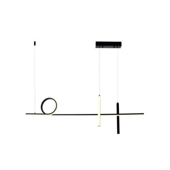 LED függesztett lámpa 24w fekete/fehér, 3000K, meleg fehér, 1920 lm, Optonica, 19064 kép