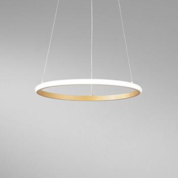 LED függő lámpa Axis, Ø 40 cm, arany színű, fém, CCT kép