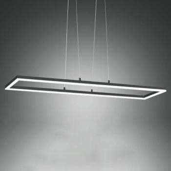 LED függő lámpa Bard, 92x32 cm, antracit kép