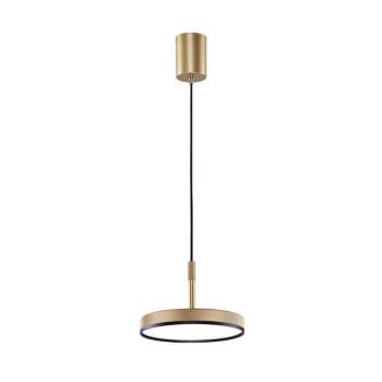LED függő lámpa Don, arany színű, Ø 20 cm, fém kép