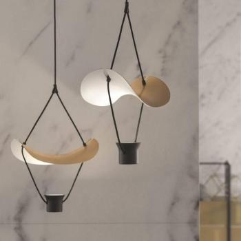 LED függő lámpa Full S1 P, 44 cm, le, arany kép