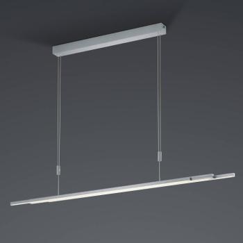 LED függő lámpa Lightline ZigBee fel/le nikkel 3 m-es függesztés