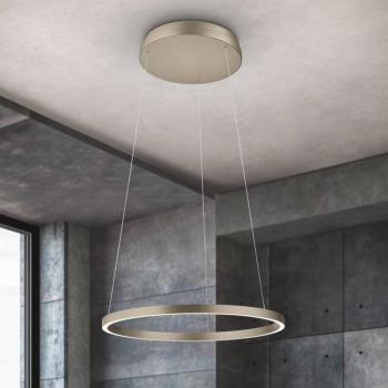 LED függő lámpa Lisa-60, CCT, szabályozható, bronz kép