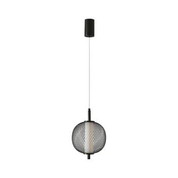 LED függőlámpa kábelen PUMA LED/10W/230V átm. 20 cm fekete 31-35332 kép