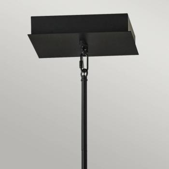 LED függőlámpa Styx, fekete, 3.000K 53,8 x 53,8cm kép