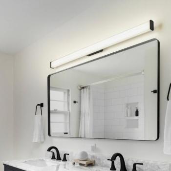 LED fürdőszoba fali lámpa Alla IP44 120cm fekete kép