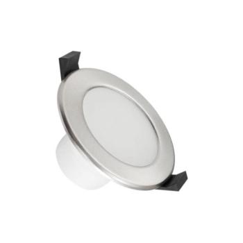 LED Fürdőszobai beépíthető lámpa LED/7W/230V 3000K ezüst IP44 LDL143/S kép
