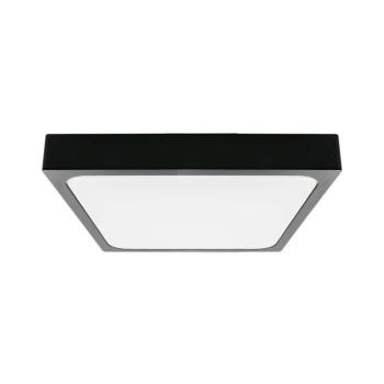 LED Fürdőszobai mennyezeti lámpa LED/30W/230V 6500K IP44 42x42 cm fekete 7650 kép