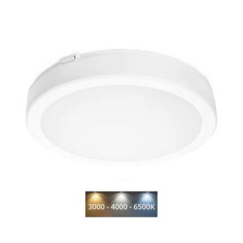 Mennyezeti lámpa LED NAIROS G2 24W 3CCT IP65 fehér Kobi Prémium, 4000K, természetes fehér, 2520lm, CRI≥80, KOBI-001698 kép