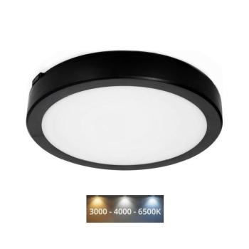 LED Fürdőszobai mennyezeti lámpa NAIROS LED/24W/230V 3000/4000/6500K IP65 fekete KFN224WCZ kép