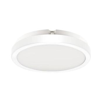 LED mennyezeti világítás Vera, fehér, műanyag, Ø 22 cm, IP65 kép
