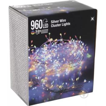 LED girland - csepp alakú 960 MICROLED színes kép