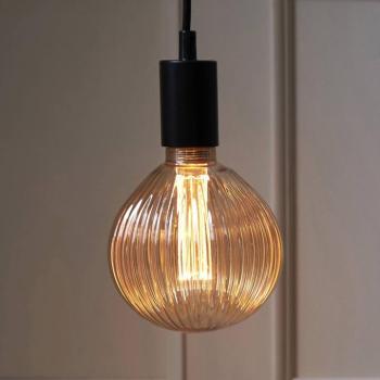 LED gömb G125 NGC szalag E27 1W 1800K borostyán kép