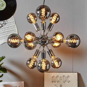 LED gömb izzó E27 2 W G125 Decoled Spiral Smoke kép