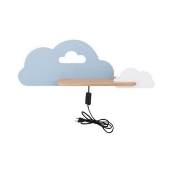 LED gyerekszoba fali lámpa CLOUD polccal LED/5W/230V kék-fehér 21-84415 kép
