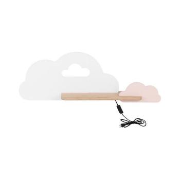 LED gyerekszoba fali lámpa polccal CLOUD LED/5W/230V fehér/rózsaszín 21-84422 kép