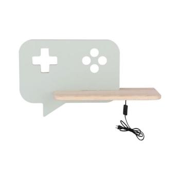 LED gyerekszoba fali lámpa polccal CONSOLE LED/5W/230V zöld 21-84453 kép