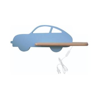 LED gyerekszoba falilámpa polccal CAR LED/5W/230V kék/fa 21-85085 kép