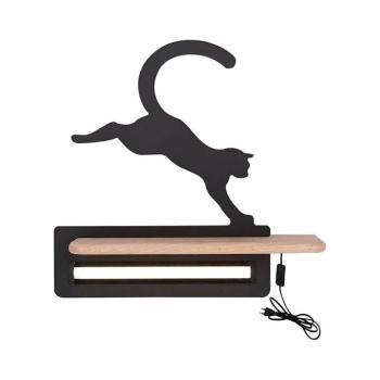 LED gyerekszoba falilámpa polccal JUMPING CAT LED/5W/230V 21-84439 kép