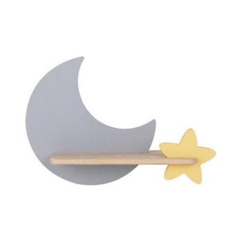 LED gyerekszobai fali lámpa polccal MOON LED/5W/230V 21-75574 kép