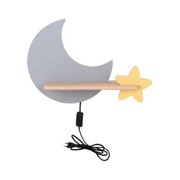 LED gyerekszobai fali lámpa polccal MOON LED/5W/230V 21-75727 kép