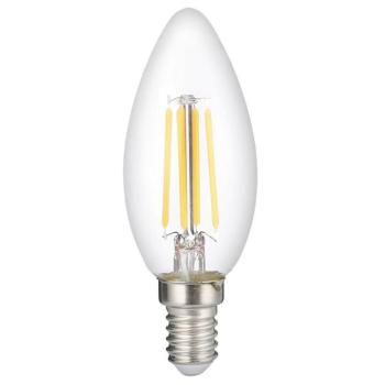LED gyertya c35 E14 6w izzófüles, 4500K, természetes fehér, 730 lm, Optonica, 1411 kép