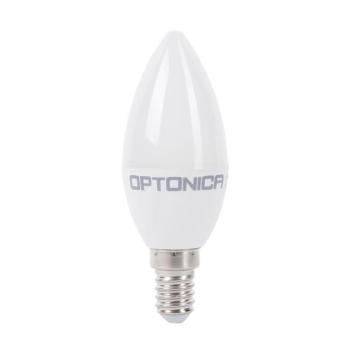 LED gyertya E14 c37, 3,7W, 4500K, természetes fehér, 320 lm, Optonica, 1423 kép