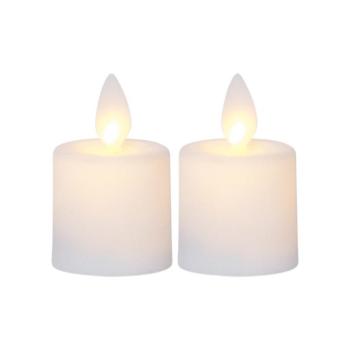 LED gyertya szett 2 db-os (magasság 6 cm) M-Twinkle – Star Trading kép