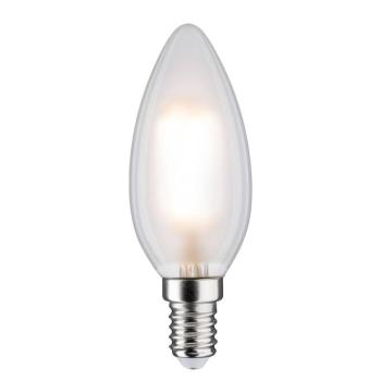 LED gyertyaizzó E14 5W 2,700K matt, fényerőszabályozható kép