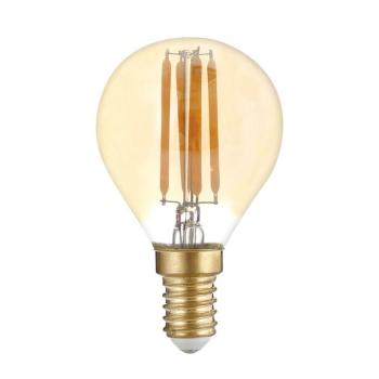 LED gyertyaizzó E14 G45 aranyüveg, 4W, 2500K, meleg fehér, 400 lm, Optonica, 1492 kép