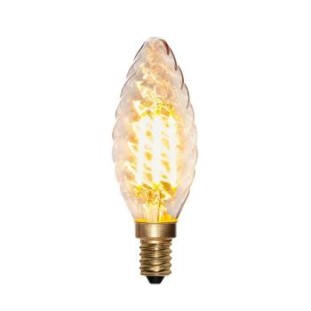 LED gyertyaizzó Soft Glow E14, csavart, 250 lm, 3 W, 2100 K, dimmelhető. kép