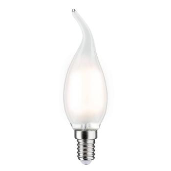LED gyertyalámpa E14 4,8W 2,700K széllökés szatén kép