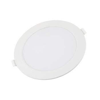 LED háttérvilágítású vékony mini kerek panel, 12W, 6000K, hideg fehér, 840 lm, fehér, Optonica, 2954 kép