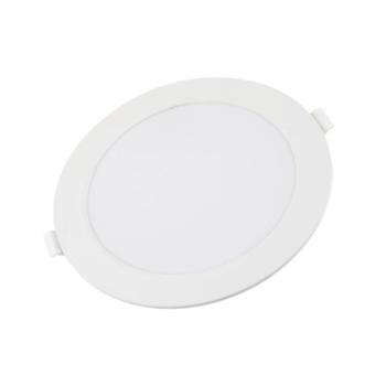 LED háttérvilágítású vékony mini kerek panel, 6W, 2700K, meleg fehér, 360 lm, fehér, Optonica, 2953 kép