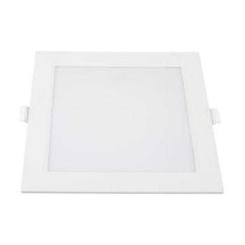 LED háttérvilágítású vékony, mini négyzet alakú panel, 18W, 2700K, meleg fehér, 1350 lm, fehér, Optonica, 2971 kép