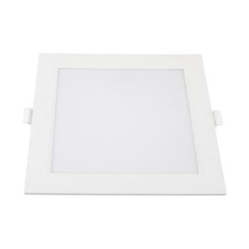 LED háttérvilágítású vékony, mini négyzet alakú panel, 24W, 2700K, meleg fehér, 1920 lm, fehér, Optonica, 2974 kép