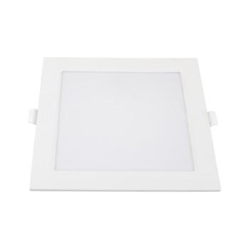 LED háttérvilágítású vékony, mini négyzet alakú panel, 6W, 6000K, hideg fehér, 360 lm, fehér, Optonica, 2963 kép