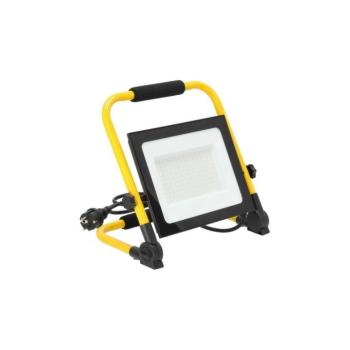 LED hordozható reflektor TIGRA LED/100W/4000K IP54 fekete/sárga 003938 kép