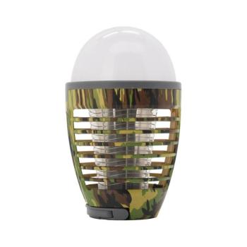 LED Hordozható újratölthető lámpa rovarcsapdával LED/2W/3,7V IPX4 terepszínű 13179 kép