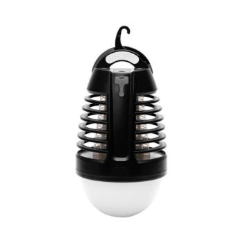 - LED hordozható újratölthető lámpa rovarcsapdával LED/5W/1800 mAh IP44 fekete 52001456 kép