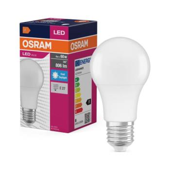 LED izzó A60 E27/8W/230V 6500K - Osram 4099854109829 kép