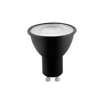 LED izzó ADVANCE PAR16 6W SMD GU10 38° 4000K fekete COLORBOX 1519681 VITO kép