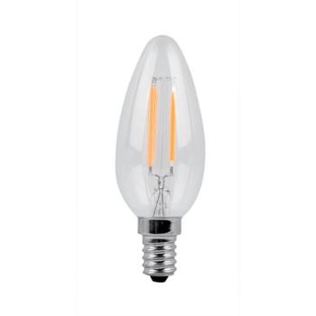 LED IZZÓ CANDLE C35 FILAMENT 5W E14 230V 2700K kép