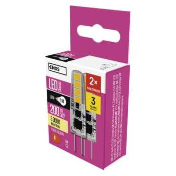 LED izzó Classic JC / G4 / 1,9 W (21 W) / 200 lm / meleg fehér kép