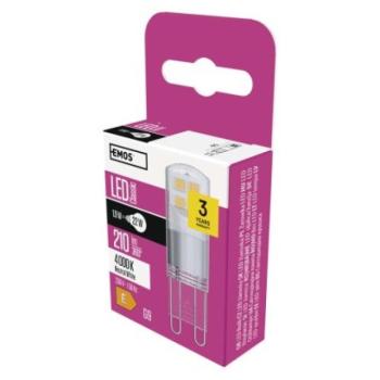 LED izzó Classic JC / G9 / 1,9 W (22 W) / 210 lm / természetes fehér kép